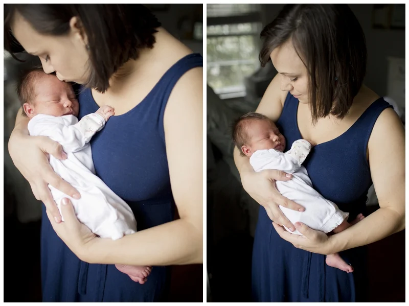Nicole, you look so beautiful looking at your baby.