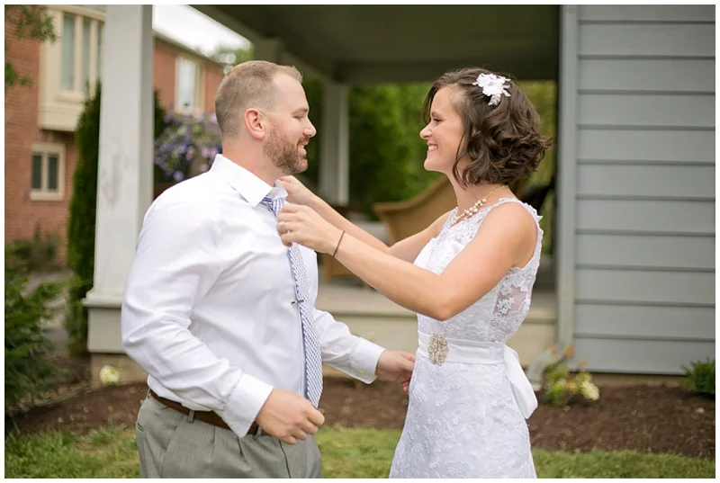 ...until he saw he beautiful bride!!!