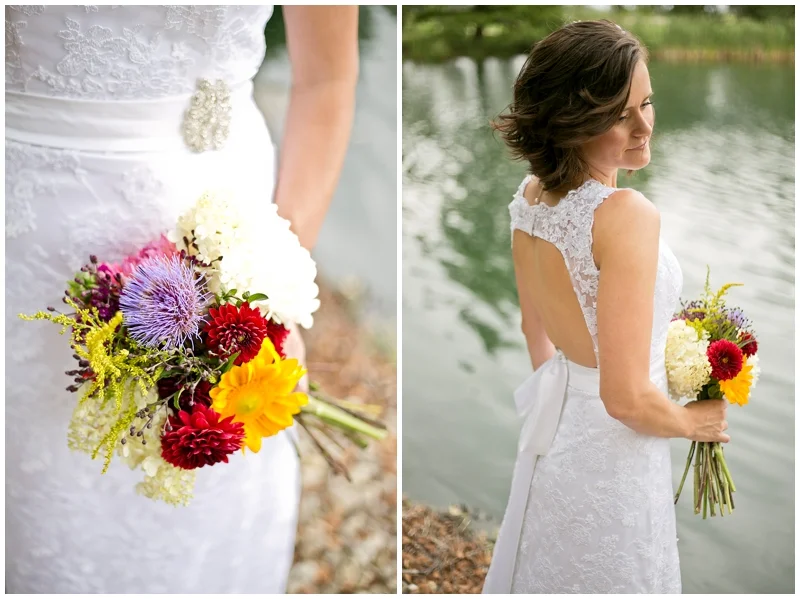 Love the flowers and the dress! That back is killer Grace!