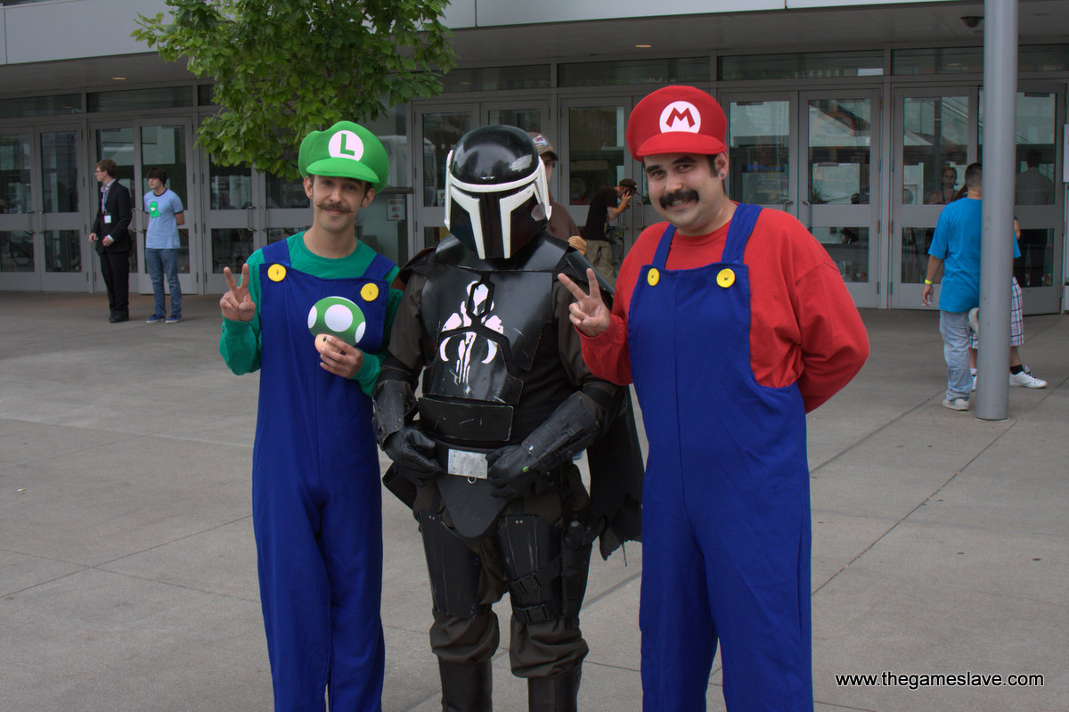 Mario, Luigi, and a Bounty Hunter