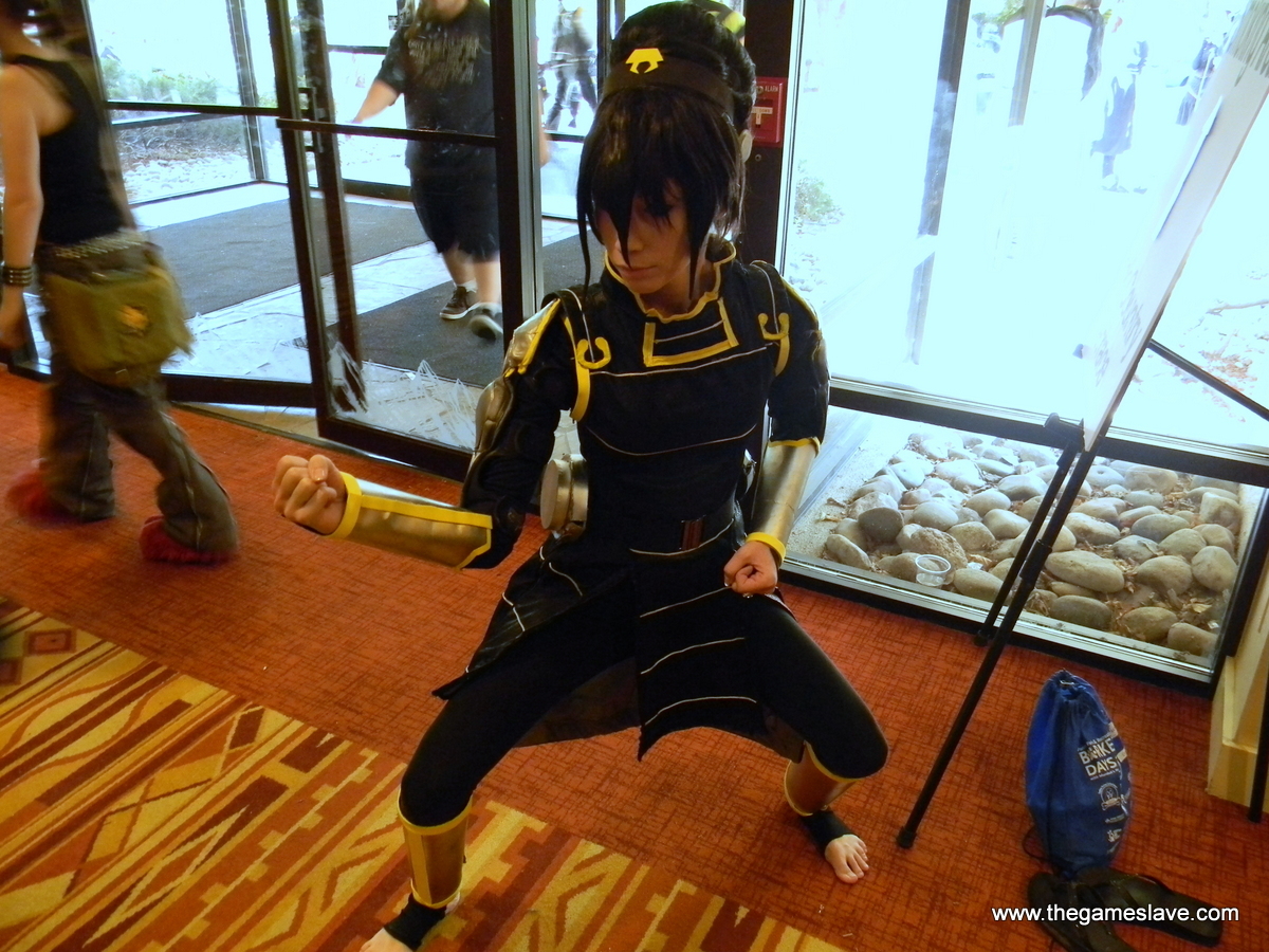 Toph Beifong in Metal-bender Officer Outfit from The Legendof Korra