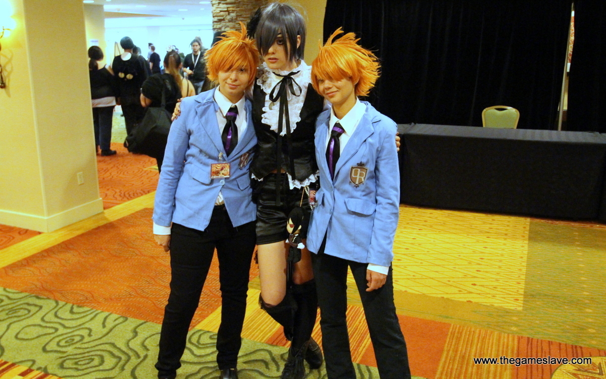 Hikaru and Kaoru from Ouran Host Club with Ciel from Black Butler