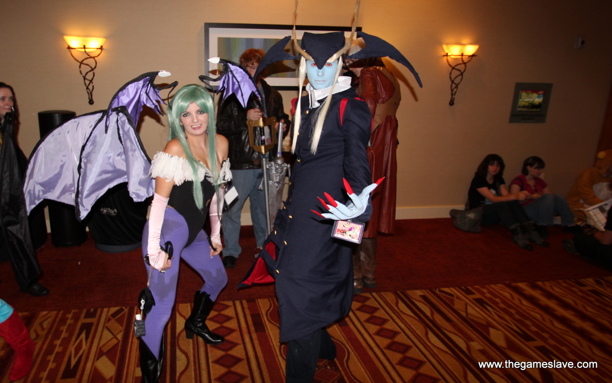 Morrigan and Jedah Dohma from Darkstalkers