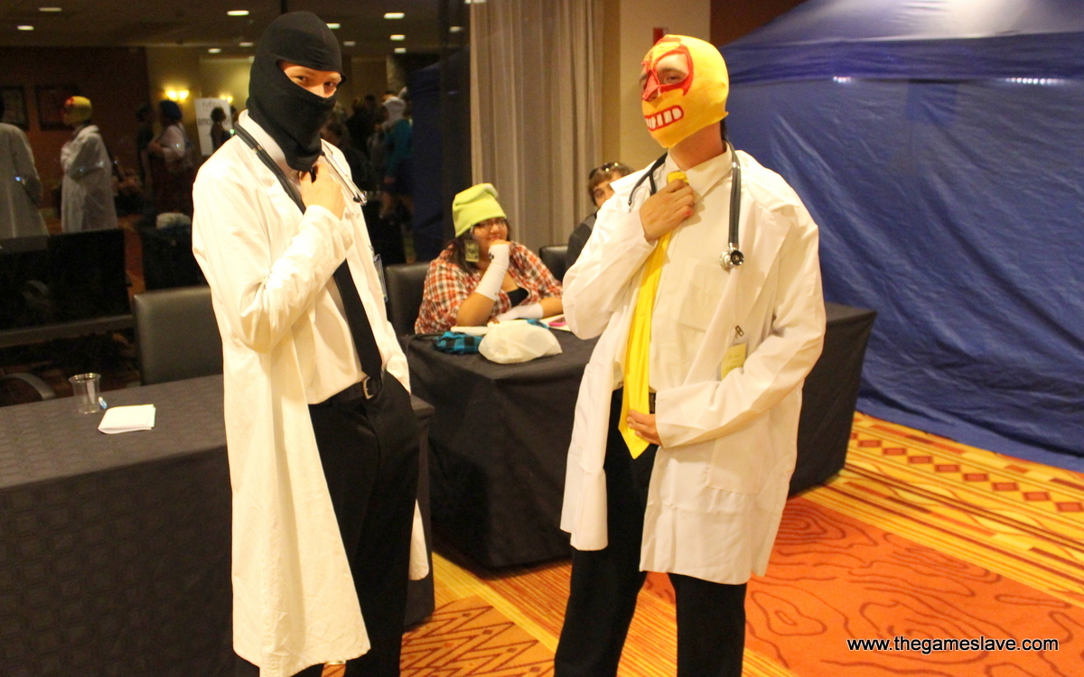 Dr. McNinja and ?? from Dr. McNinja webcomic