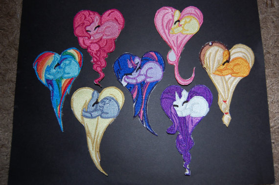 My Little Pony Full Set of Heart Patches