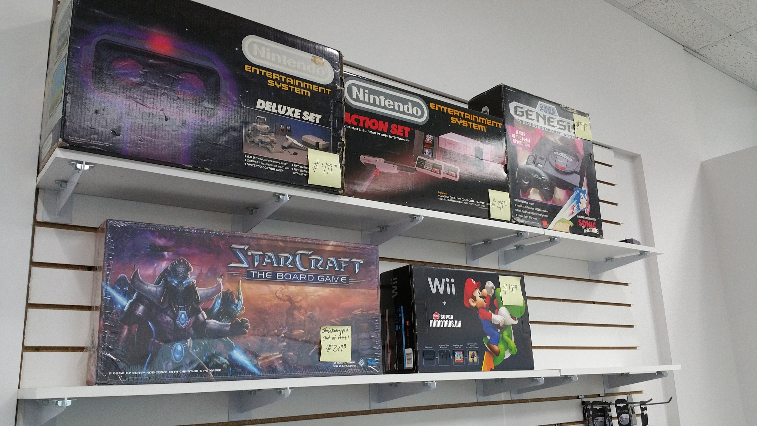Some of the rarer things i spotted (including original NES with Rob the Robot)