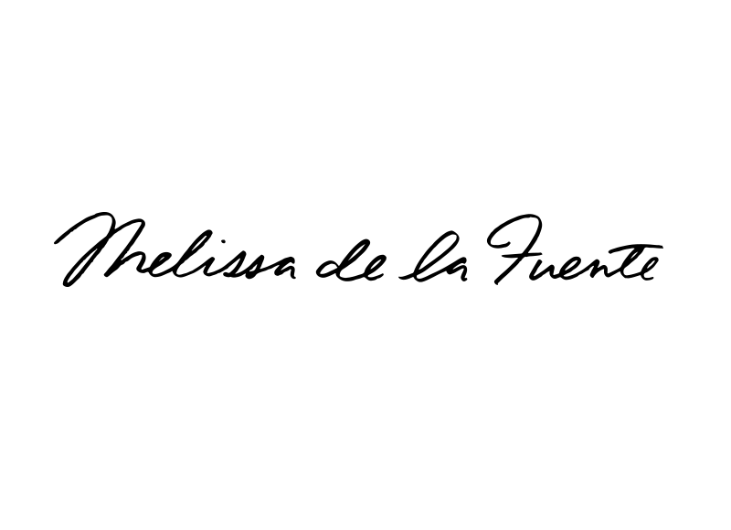 Melissa de la Fuente Custom logo for New Jersey based metalsmith and jewelry designer.