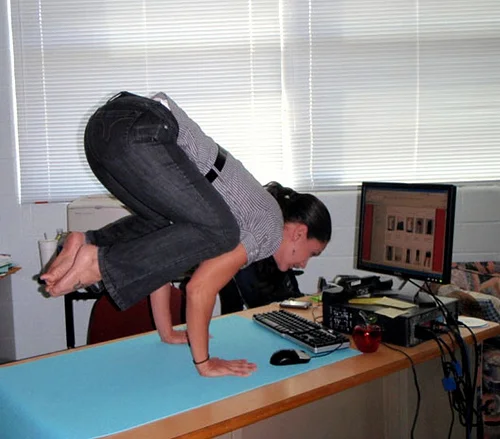 At the office of Lululemon