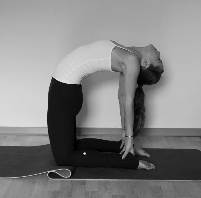 Camel pose