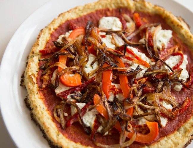 Cauliflower pizza crust recipe
