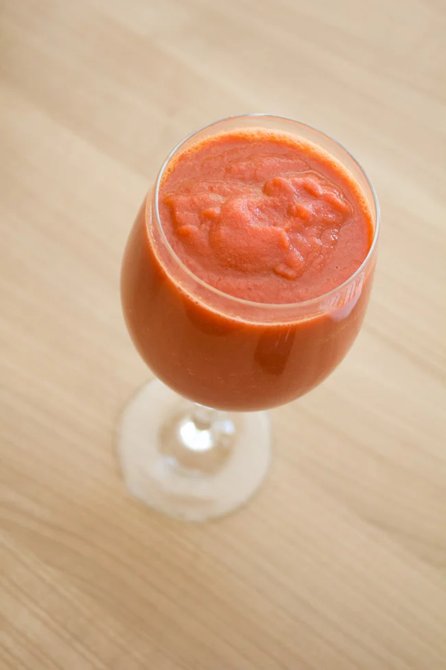 carrot & pear smoothie
