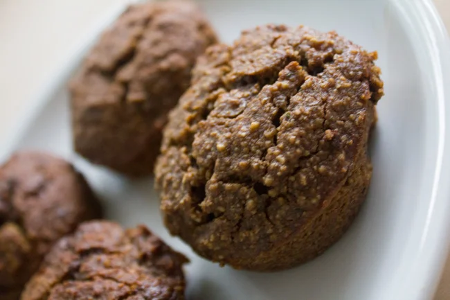 Chocolate zucchini muffins
