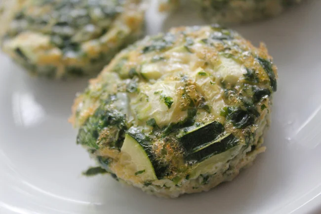 Paleo kale and egg zucchini muffin recipe