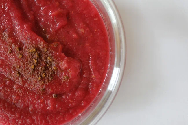 Berry applesauce