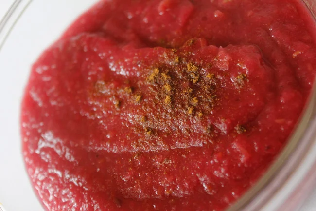 Homemade applesauce