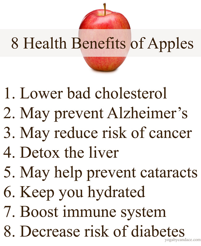 The health benefits of apples