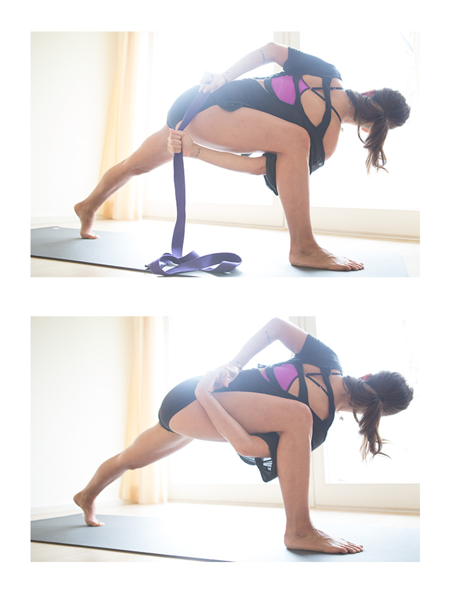 yoga with blocks and straps
