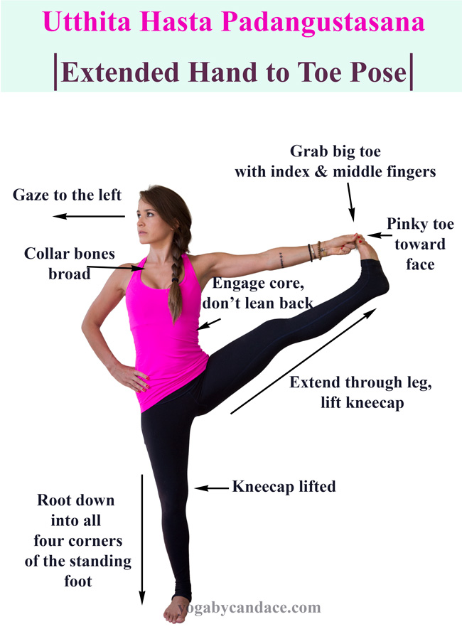 Extended Hand to Toe Pose