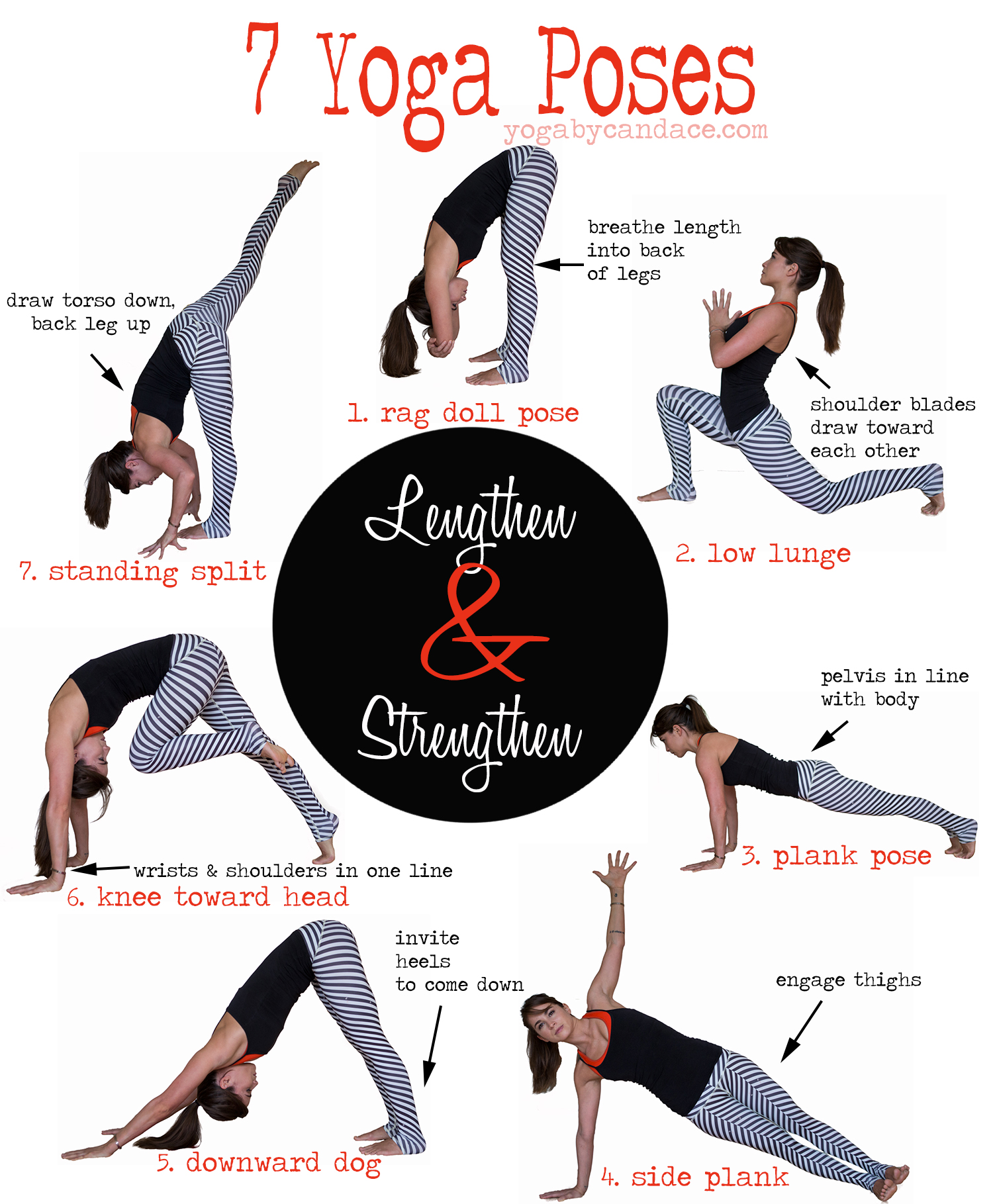 Yoga Sequence: 7 Poses to Lengthen and Strengthen — YOGABYCANDACE