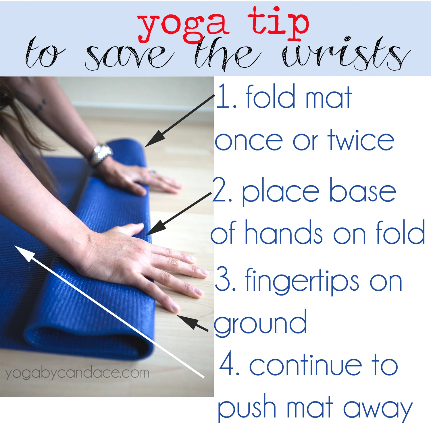 How to Avoid Wrist Pain in Downward Dog — YOGABYCANDACE