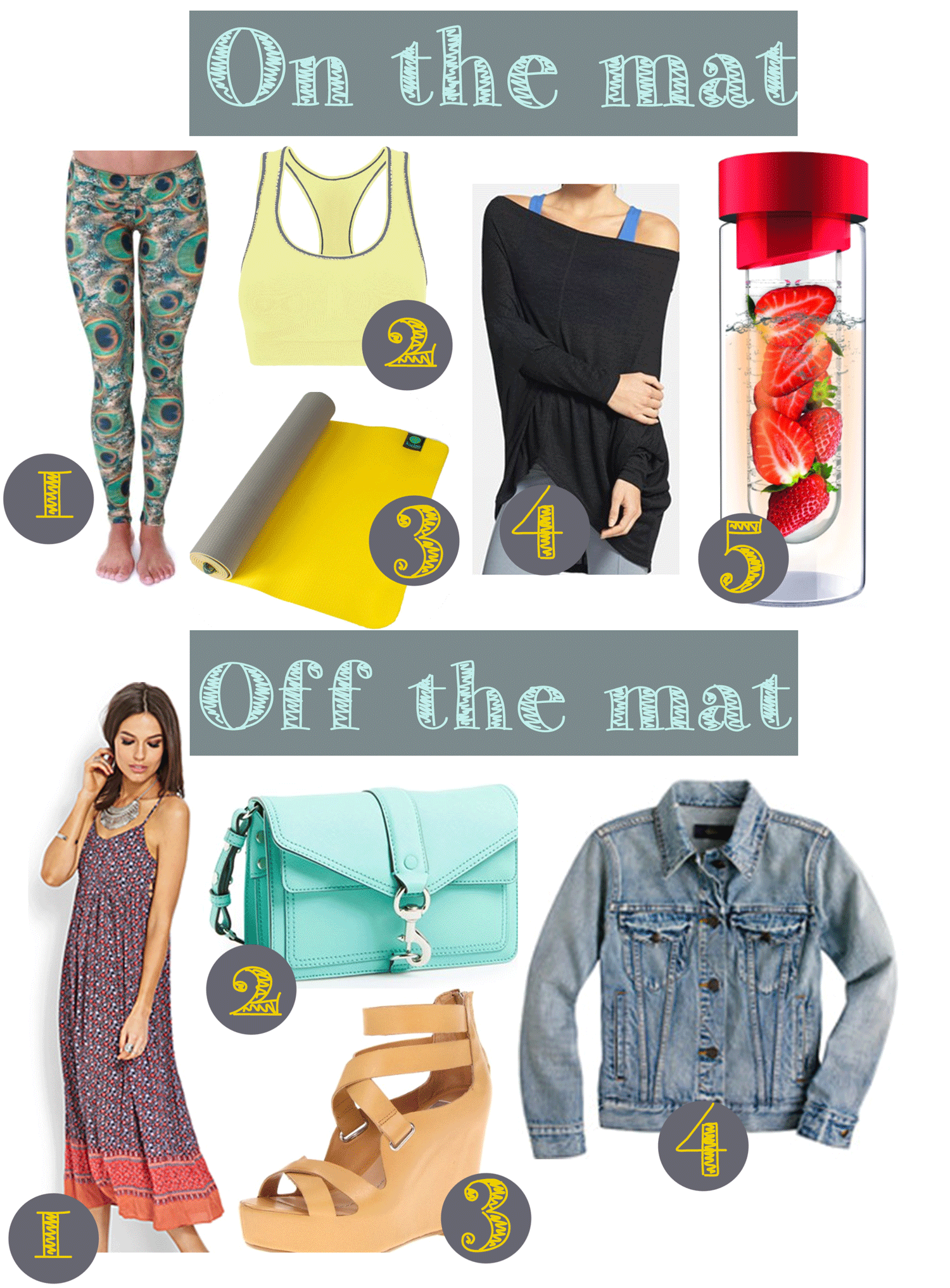 On the mat // Off the mat - clothing for women