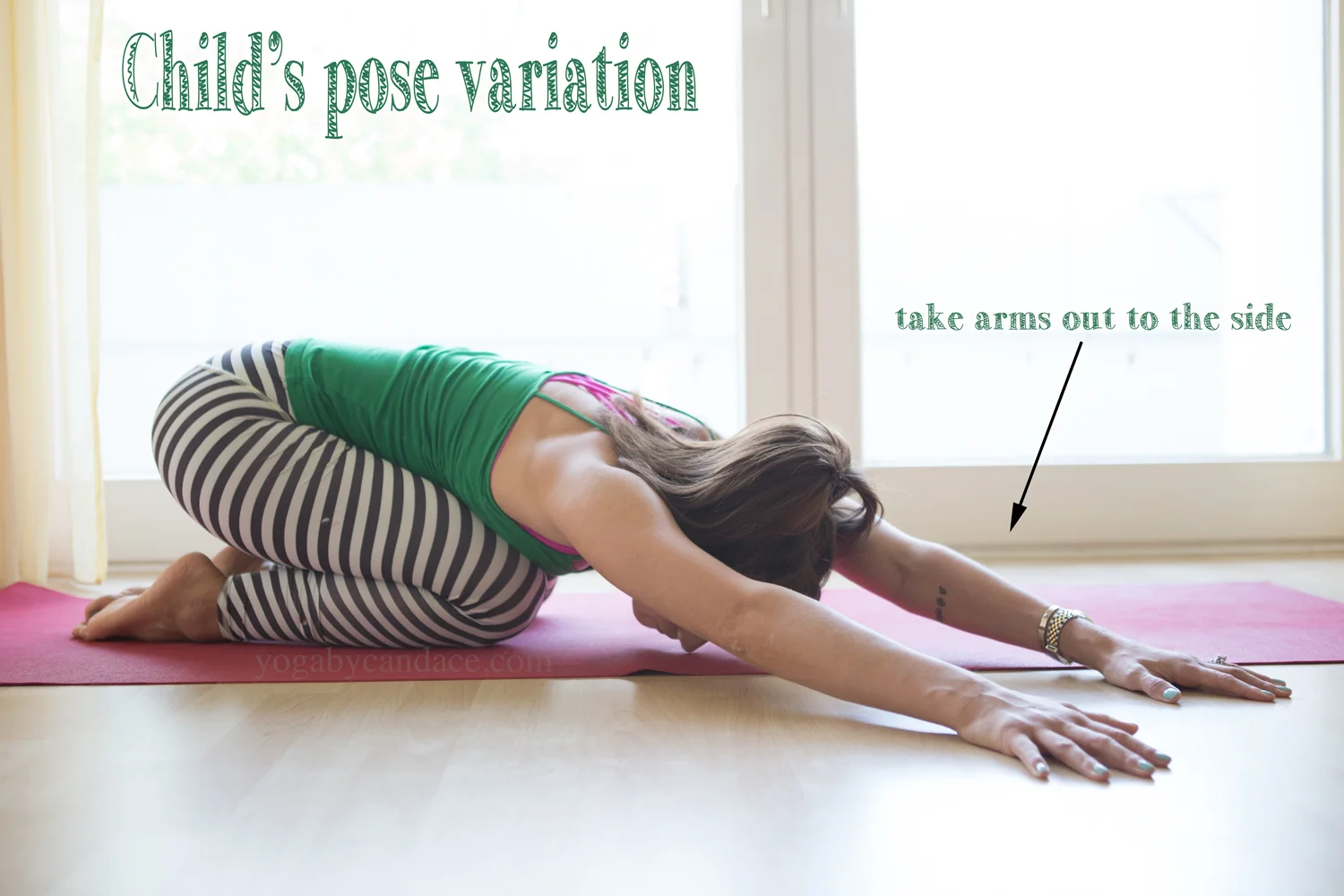 Child's pose variation