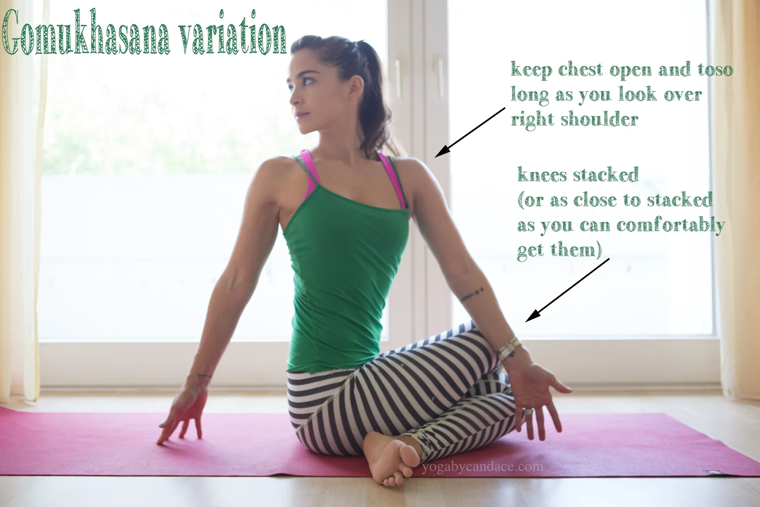 Gomukhasana variation