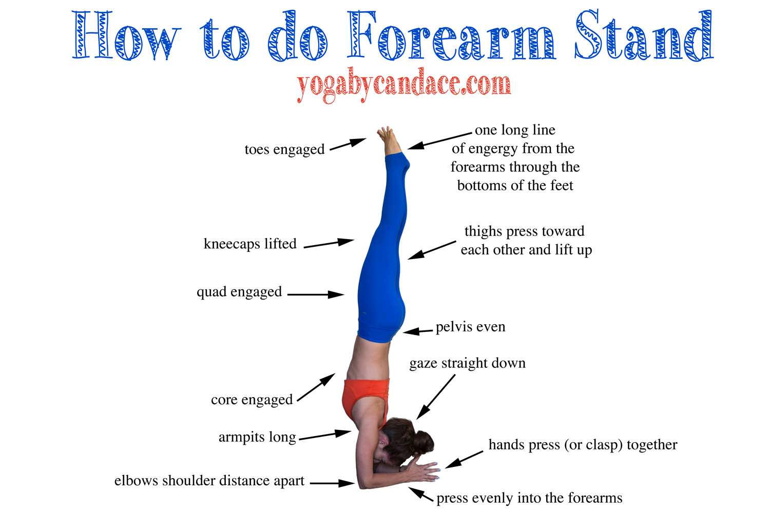 How to do Forearm Stand — YOGABYCANDACE