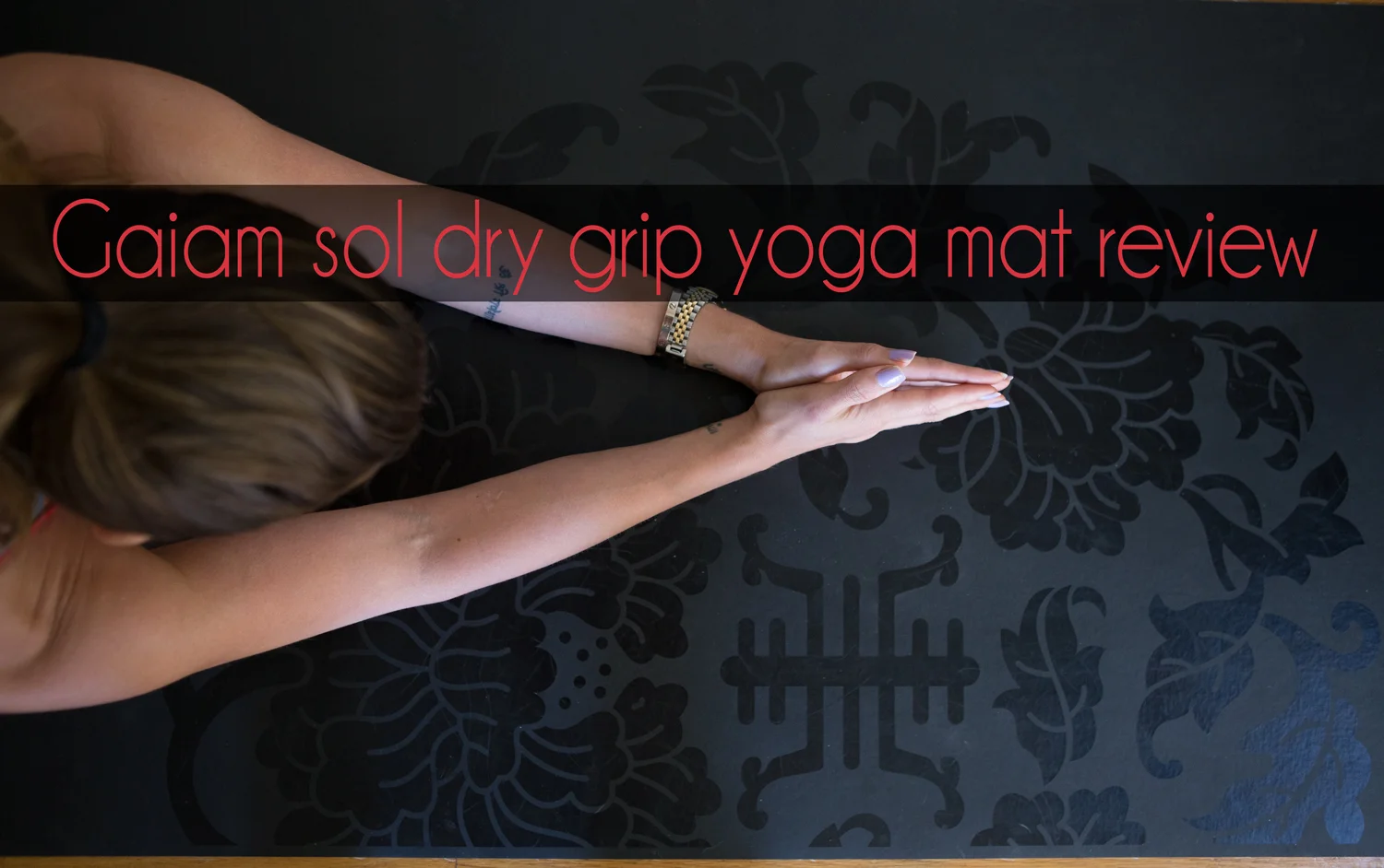 Pin it! Gaiam sol dry grip yoga mat review