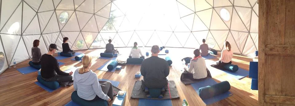 Students at our Ibiza Yoga Retreat
