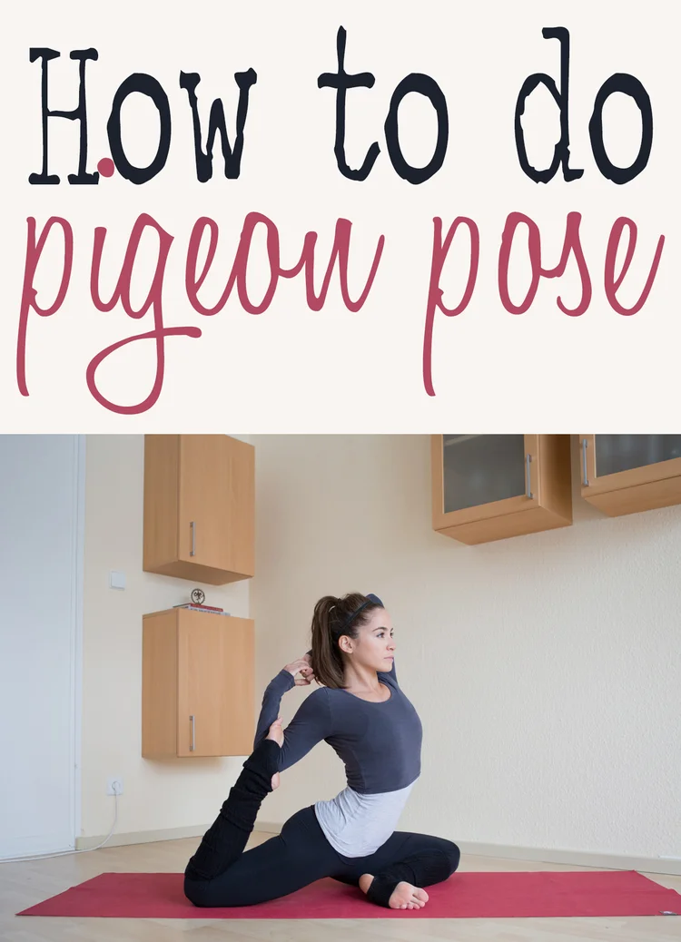 How to do pigeon pose Wearing: Lululemon wonder unders, stirrup leg warmers , F 21 basic tank , F 21 crop top . Using manduka travel mat .