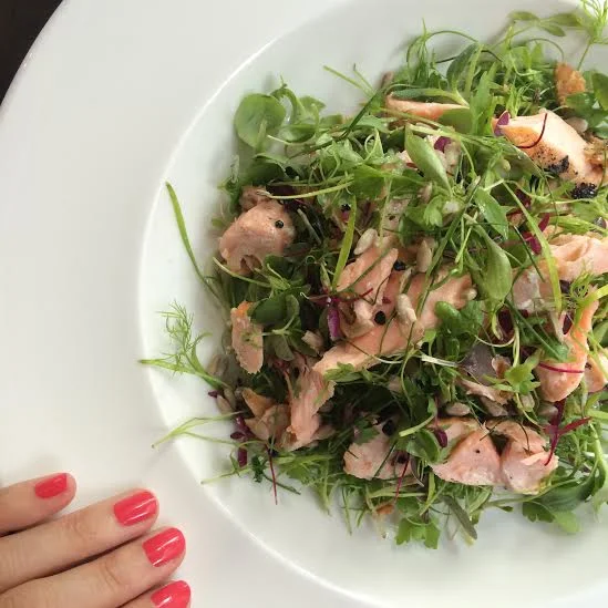 Salad at 108 Marlebone Lane