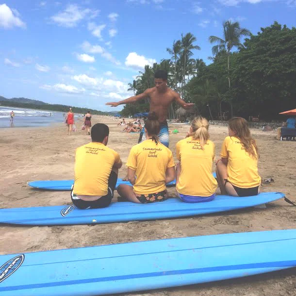 Surf lesson in Tamarindo 
