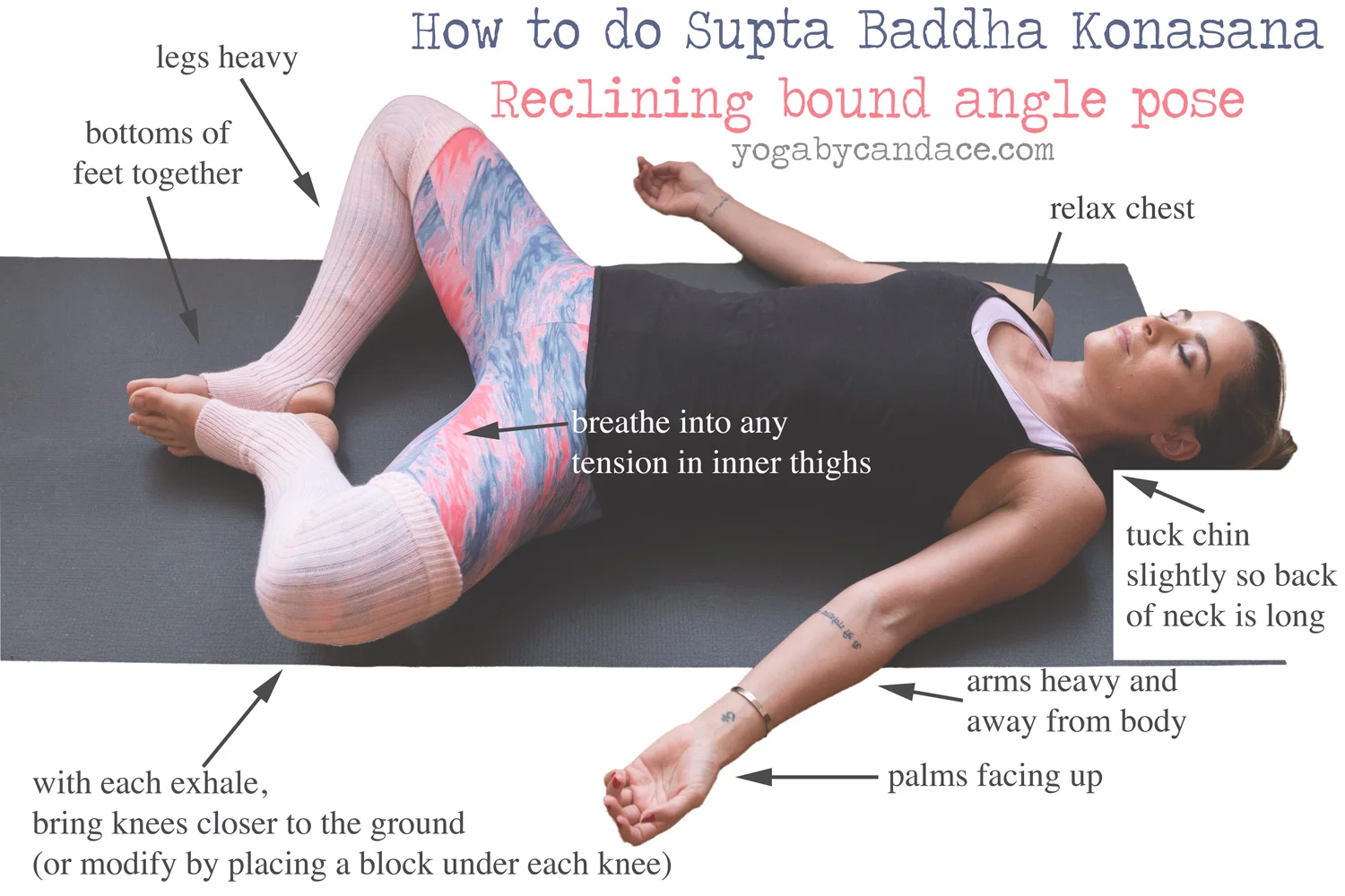 How to do  Supta Baddha Konasana