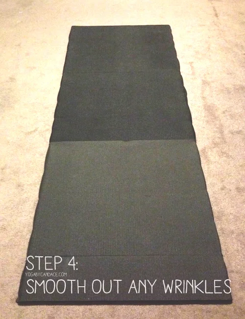 Pin it! How to make a hard surface yoga platform.