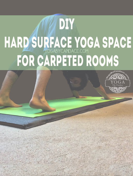 yoga carpeted floor