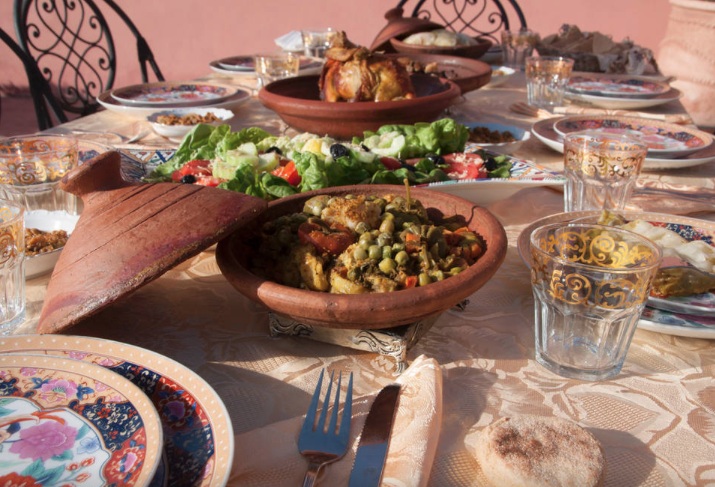 Authentic Moroccan cuisine - vegetarian diets can be accommodated