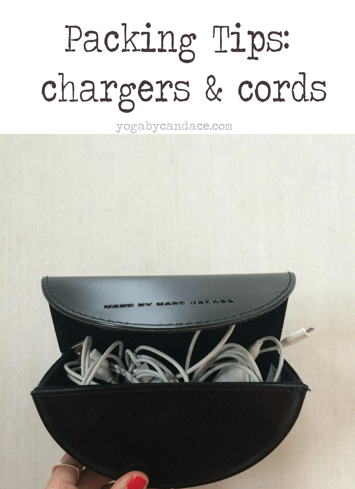 Packing tips for your chargers