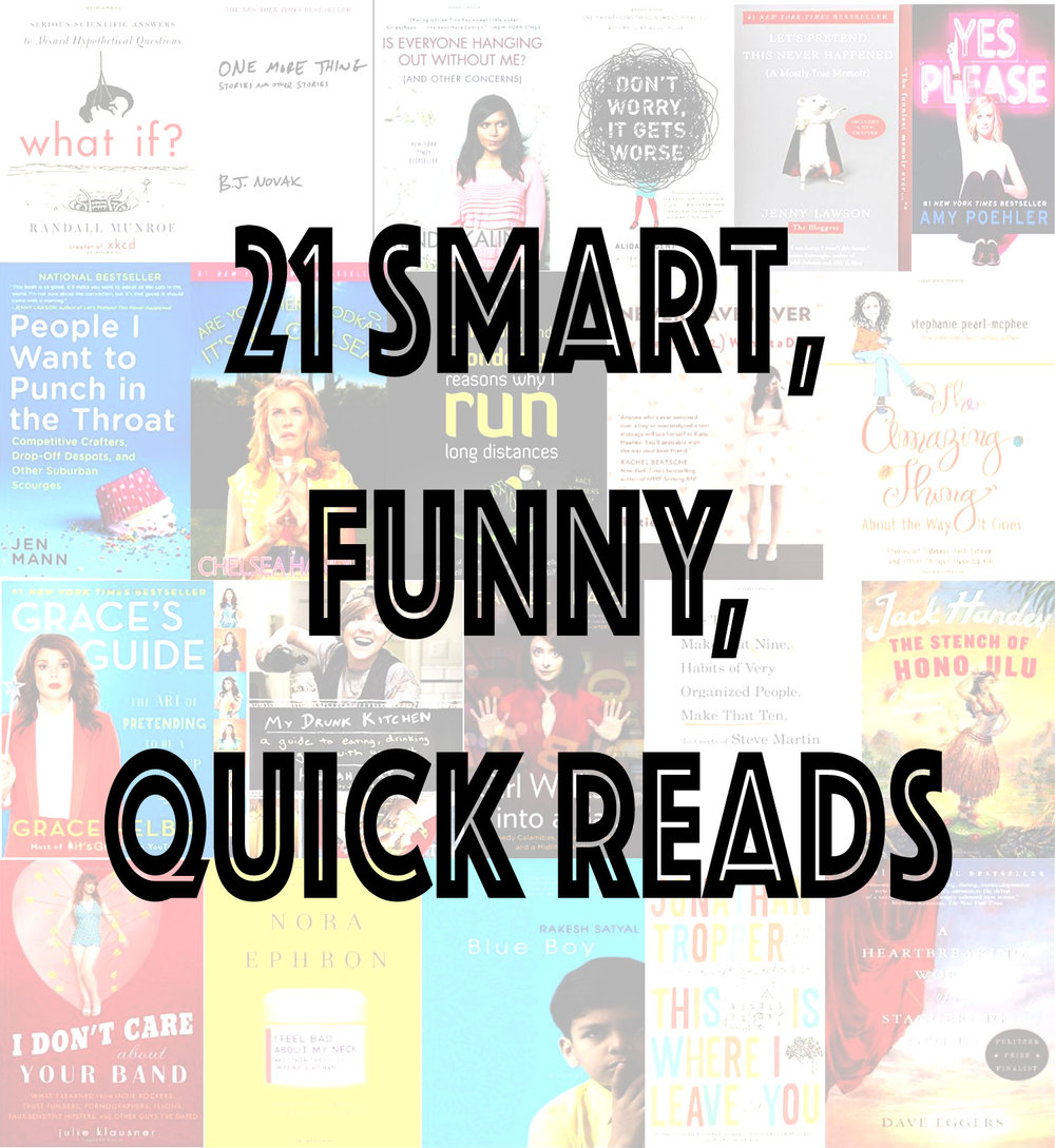 Book Recommendations: 21 Funny, Smart, Quick-Read Books — YOGABYCANDACE