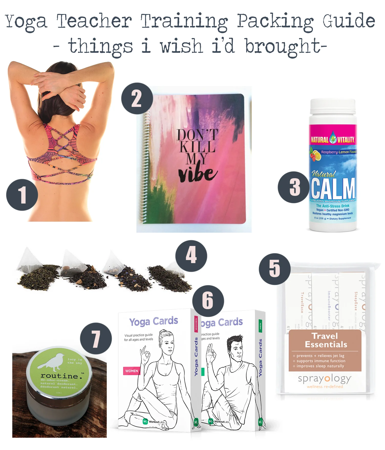 Pin now, read later - yoga teacher training packing guide
