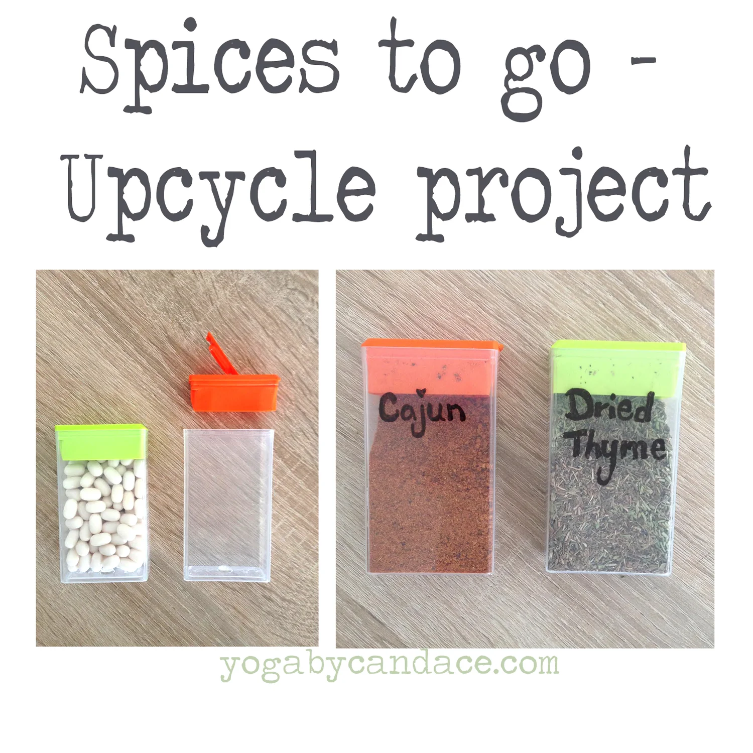 Pin now, make a to-go spice container later!