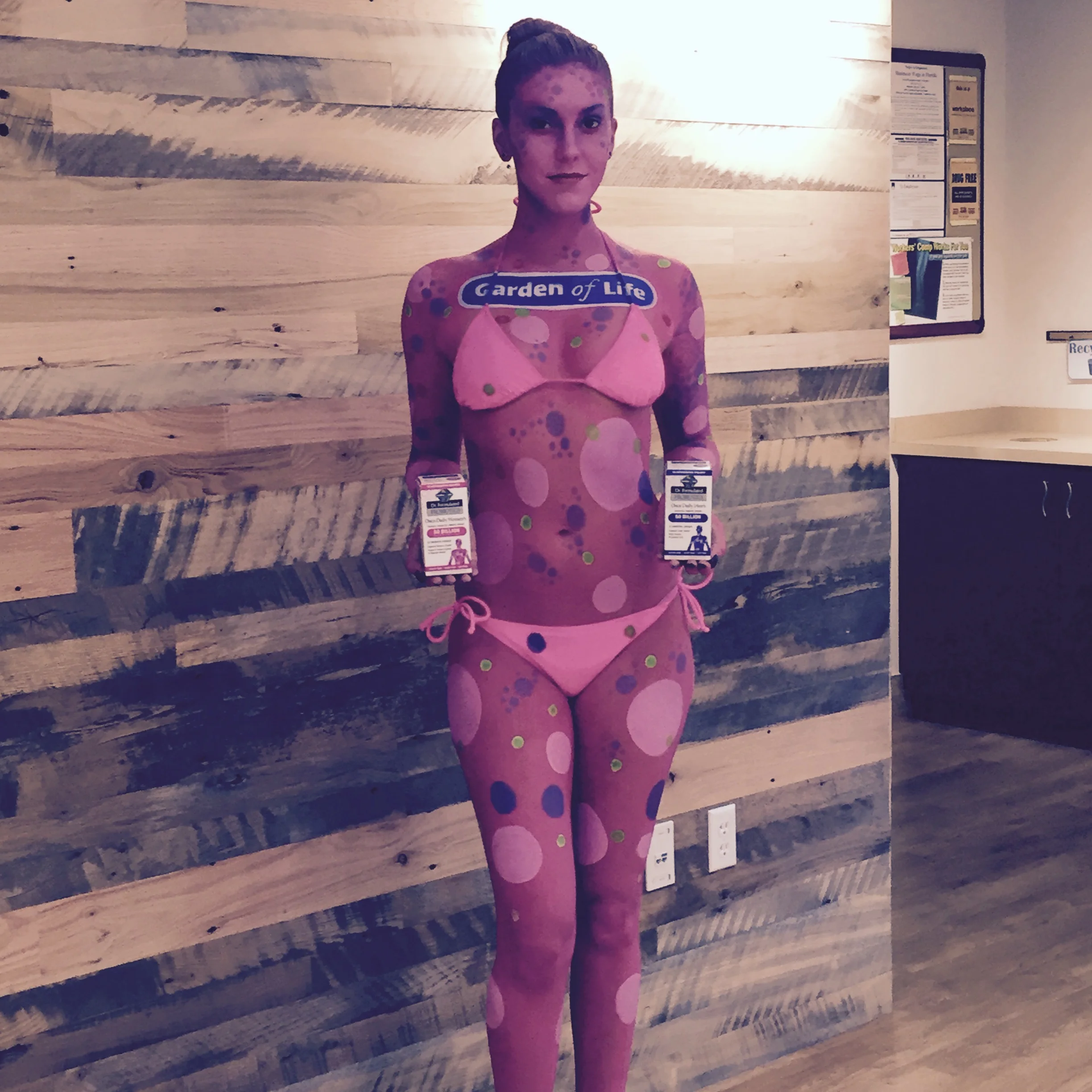 Live GoL model posing with their new Dr. Pearlmutter products coming out at the end of this month!