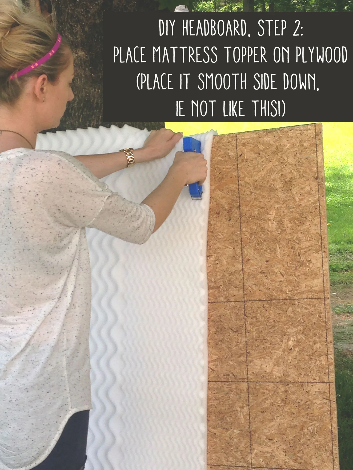 DIY Headboard step 2