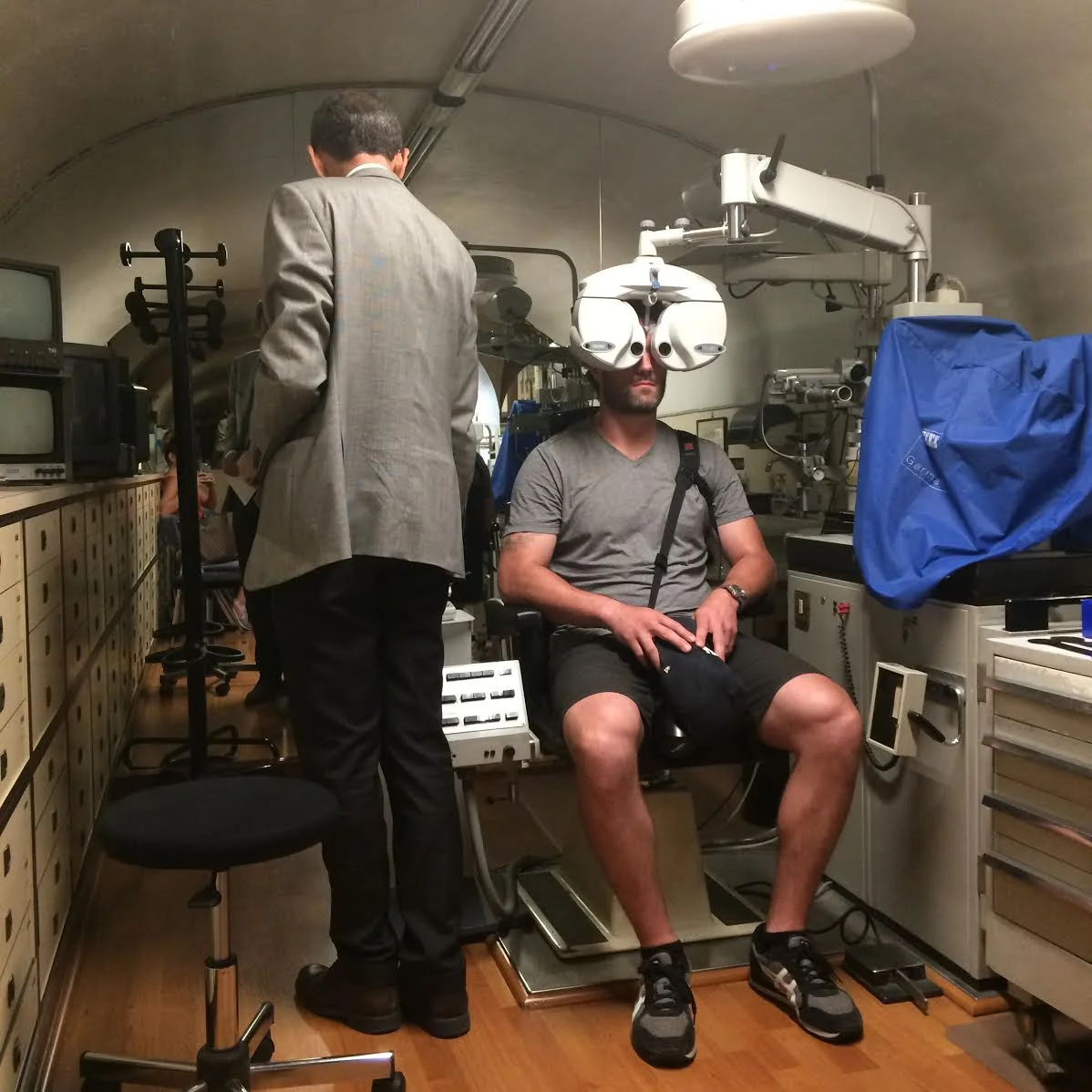 Getting our eyes checked