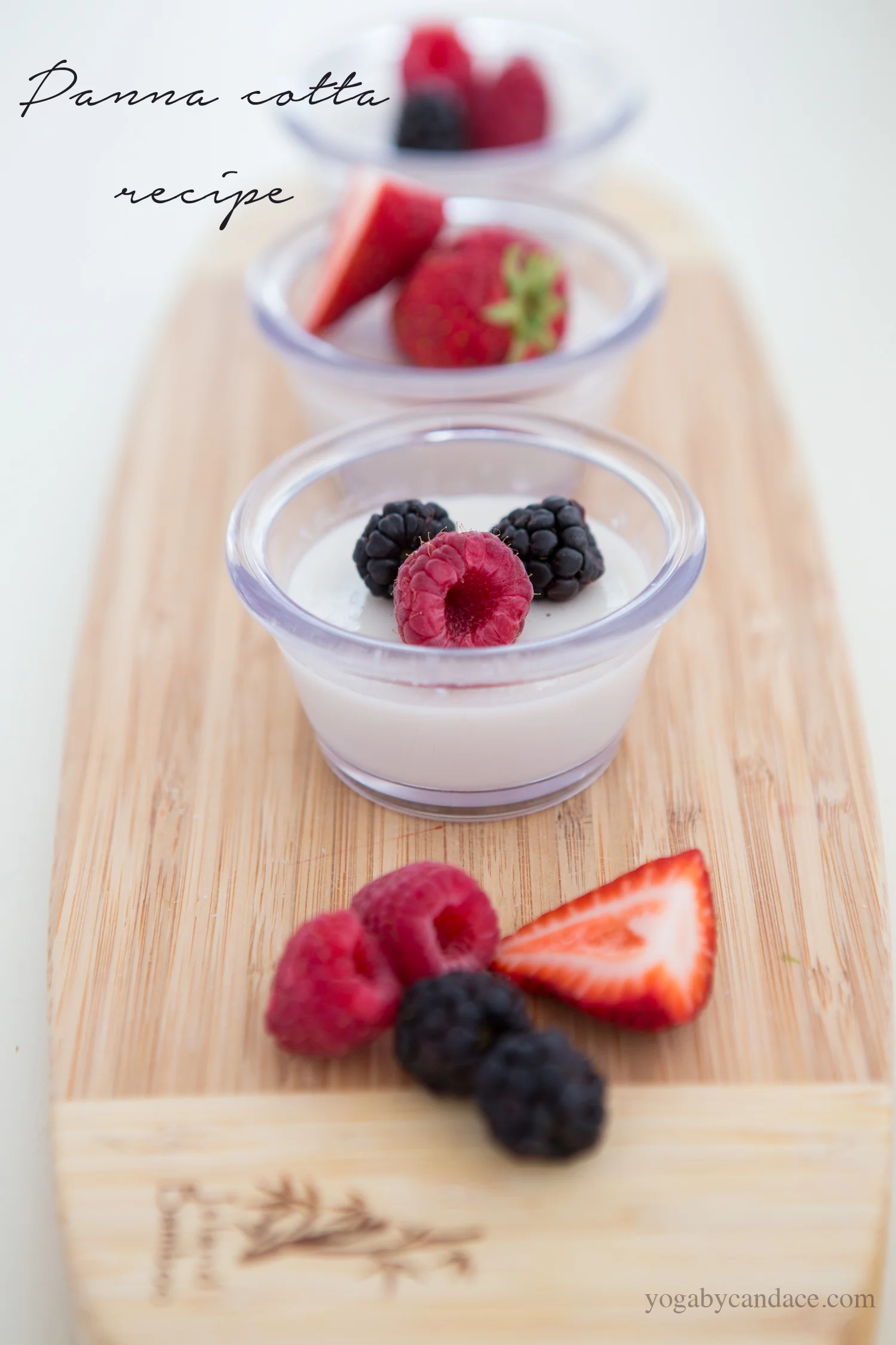 Panna cotta recipe with collagen proteins