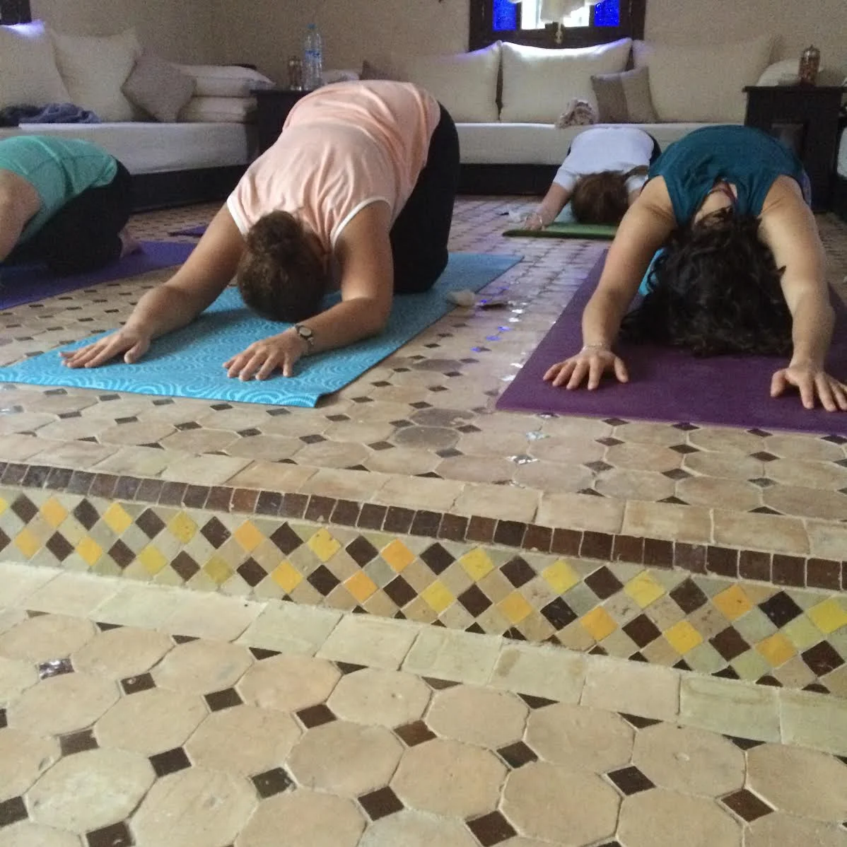 Indoor yoga