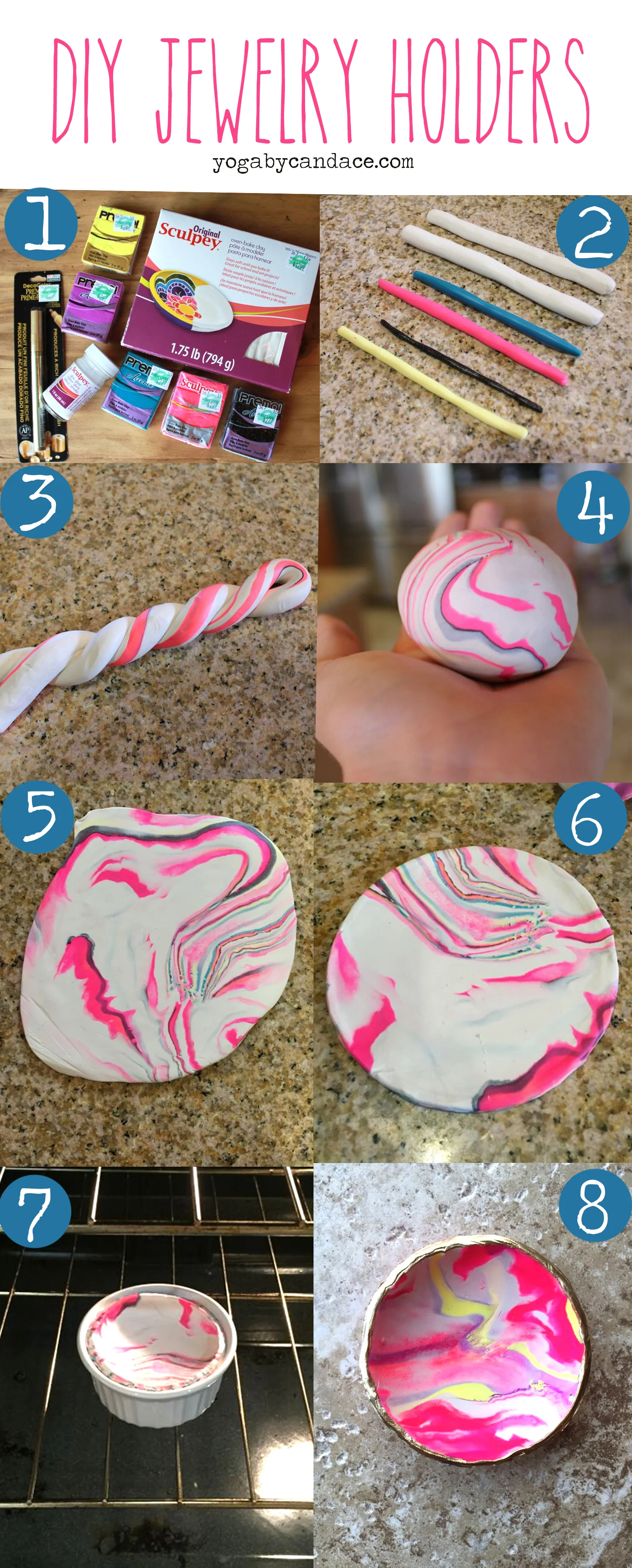 Pin now, make later! DIY marble jewelry holder