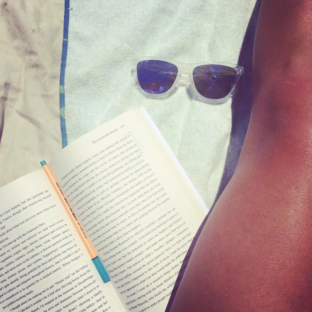 At the beach