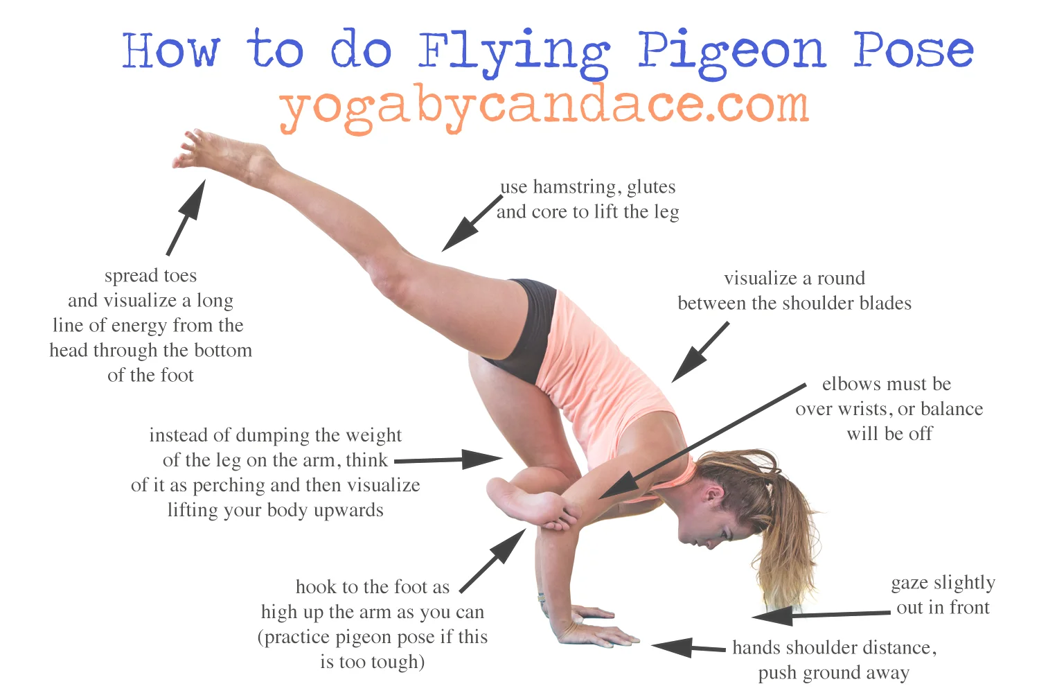 How to do Flying Pigeon Pose