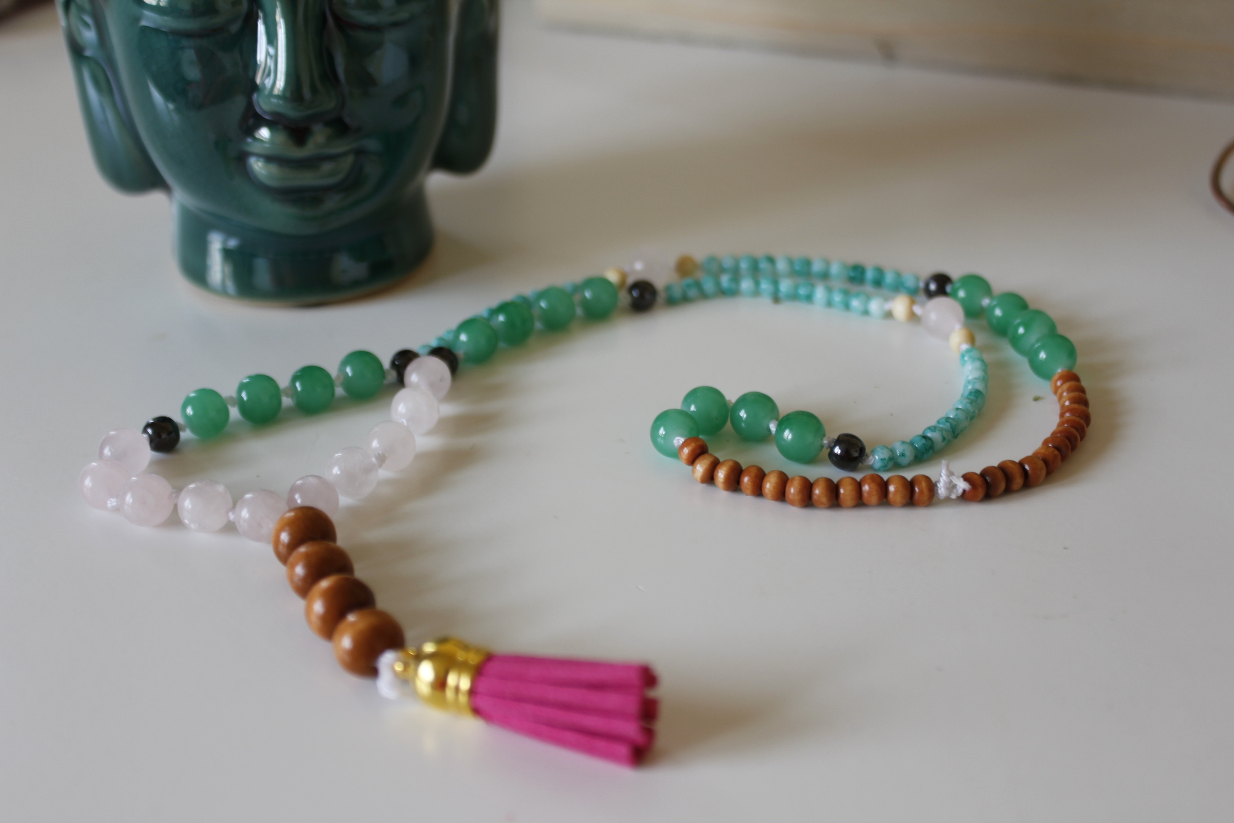 How to Make DIY Mala Bead Necklace - Likely By Sea